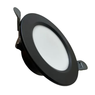 NEDES zapustený LED panel kruh 7,5W / 4000K / čierny
